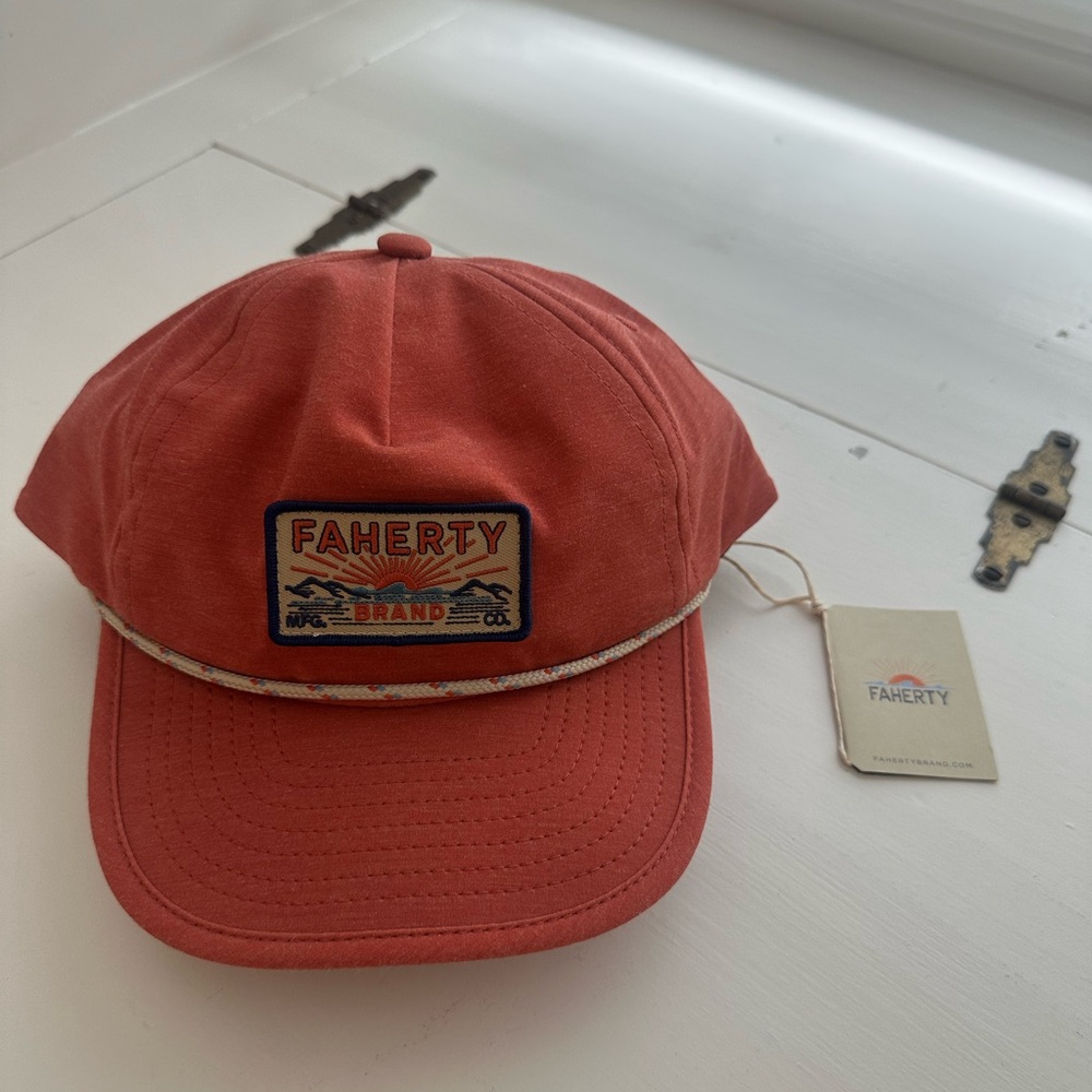 Faherty Corded All Day Hat Color: Spice NWT